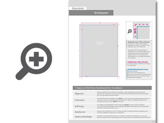 Product Bild briefpapier_din_a6__4_0_farbig__(vorderseite__farbig___r__ckseite__unbedruckt)