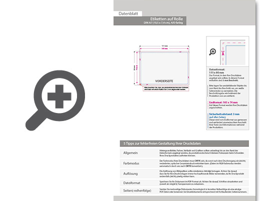 Product Bild hochwertige_etiketten_auf_rolle_din_a7_(10_5_x_7_4_cm)