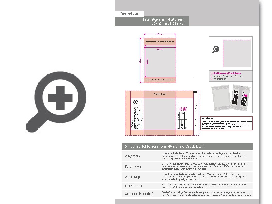 Product Bild fruchtgummi-t__tchen_10g_(form__flugzeuge)__4_0_farbig_einseitig_bedruckt