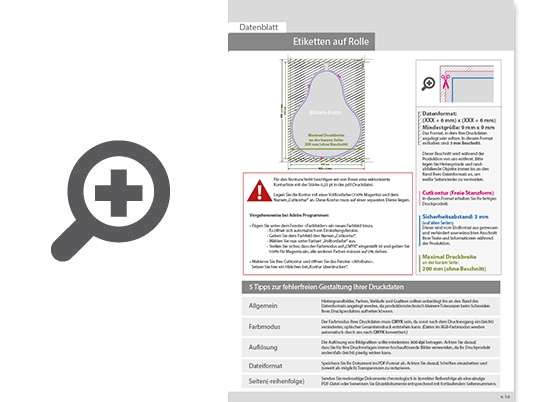 Product Bild hochwertige_etiketten_auf_rolle_in_birne-form