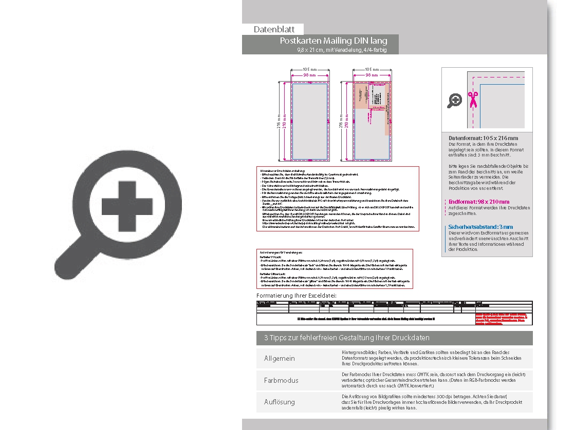 Product Bild postkarten-mailing_din_lang_(9_8_cm_x_21_0_cm)_mit_partieller_uv-lack-veredelung